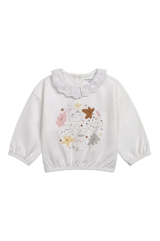 Sweater en Legging - Wit en Bruin
