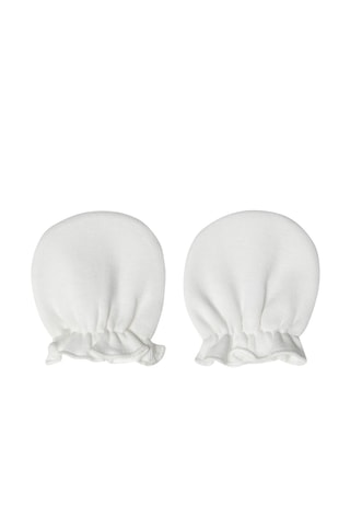 Muts met Oortjes en Wanten - Wit