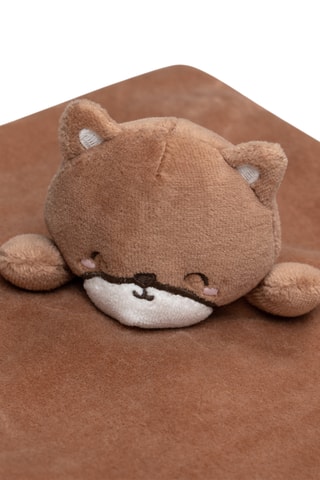 Velours Knuffel in de vorm van een Vos - Vanaf de Geboorte