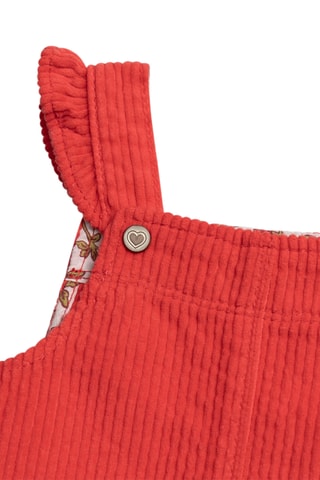 Velours Tuinjurk - Rood