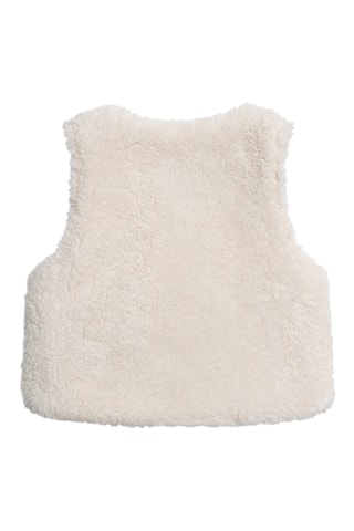 Mouwloos Dubbelzijdig Vest - Wit
