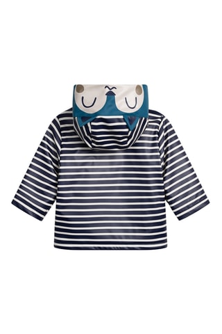 Regenjas met Capuchon - Marineblauw