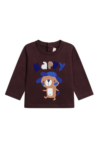 T-shirt - Bruin