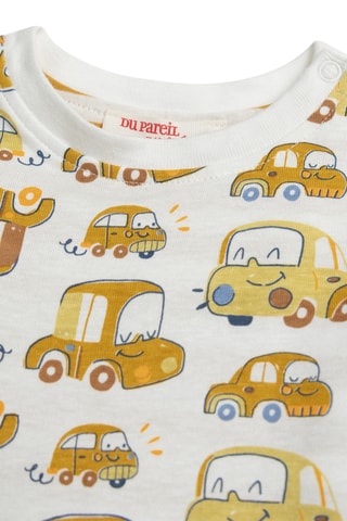 Dubbelzijdig T-shirt - Ivoorkleurig