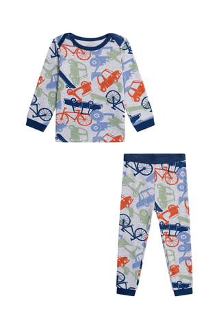 Pyjama - Gemêleerd Lichtgrijs