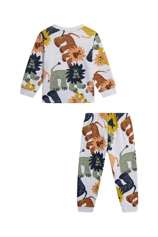 Pyjama - Gemêleerd Lichtgrijs