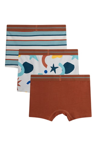 3 Boxers - Bruin en Wit