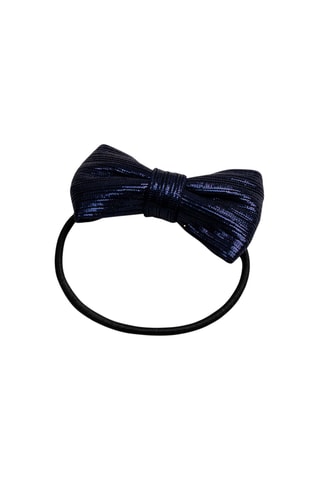 3 Scrunchies - Goudkleurig en Marineblauw