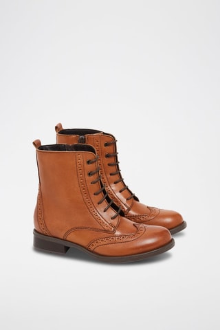 Leren Boots Camel