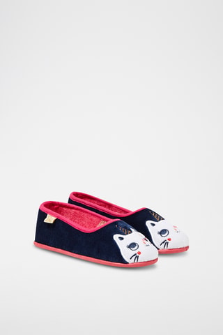 Pantoffels Marineblauw
