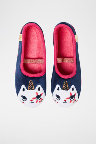 Pantoffels Marineblauw