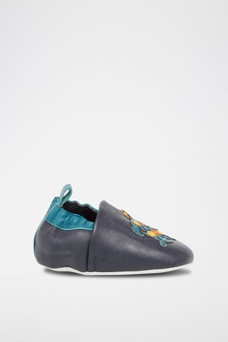 Leren Pantoffels Marineblauw