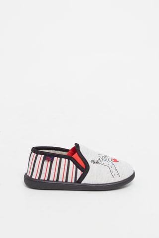 Pantoffels Grijs en Zwart