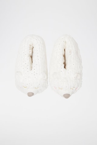Pantoffels Beren 3D Wit