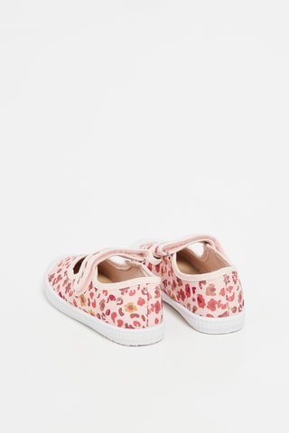 Canvas Mary Janes Roze