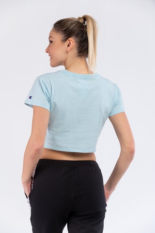 Kort T-shirt - Rood en blauw