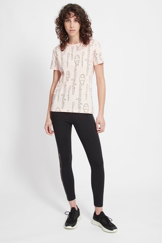 T-shirt - Zwart en roze