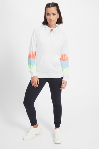 Sweater met Capuchon - Wit, blauw, groen en oranje