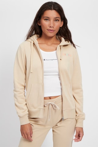 Sweater met Capuchon - Beige, rood en blauw