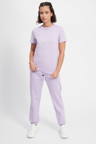Broek - Wit, rood en paars
