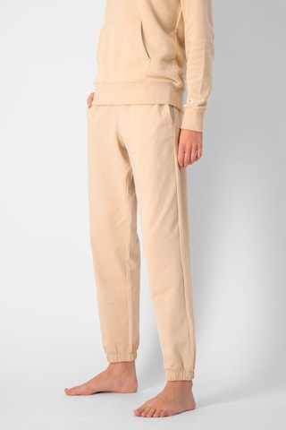 Broek - Beige - Wit, beige en rood