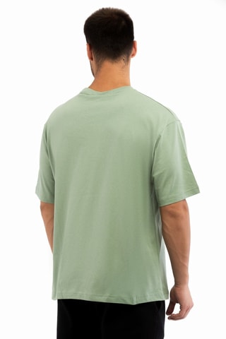 T-shirt - Wit en groen
