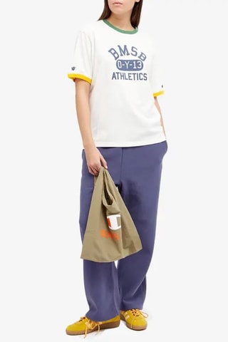Totebag - Wit en groen