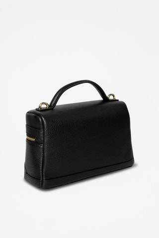 Sac à main en cuir Grand Simos - Noir