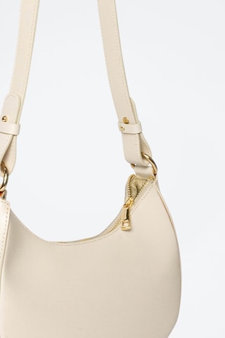 Sac porté épaule en cuir Brisac - Taupe