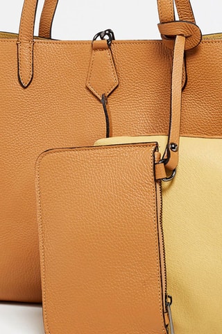 Cabas et pochettes en cuir Elix - Camel