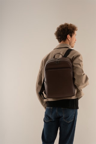Sac à dos en cuir Aldo - Marron