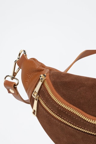 Bolsa de cintura de couro Mouki - Camel