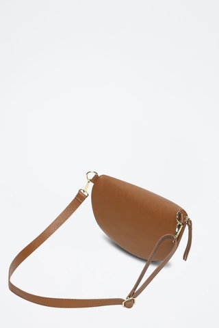 Borsa a tracolla in pelle Kimi - Cammello