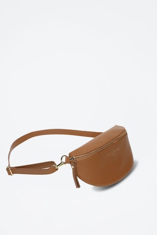 Borsa a tracolla in pelle Kimi - Cammello