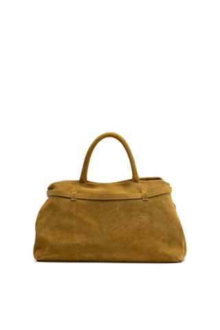 Mala em nobuck Sicilia - Amarelo