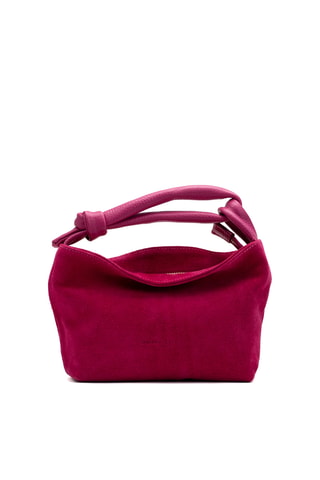 Sac à main en nubuck Midi - Fuchsia