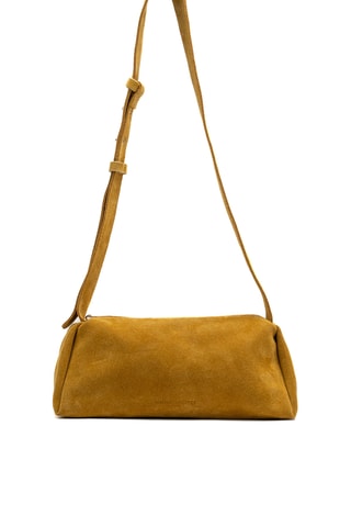 Mala a tiracolo em nobuck Tutti - Amarelo