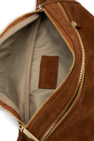Bolsa de cintura em nobuck Dia - Camel