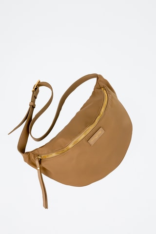 Bolsa de cintura em couro Rachel Ny - Toupeira