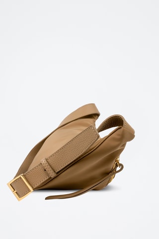 Bolsa de cintura em couro Rachel Ny - Toupeira