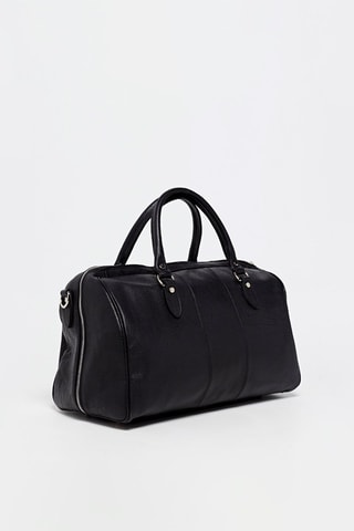 Saco de viagem em couro Mini week - Preto