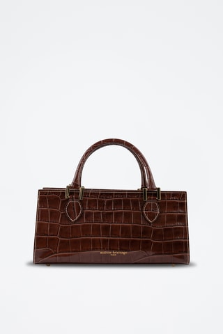 Sac à main en cuir  - Marron