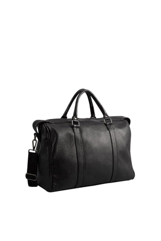 Mala bowling de couro Lony - Preto