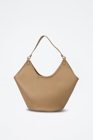 Sac porté épaule en cuir Cedro - Taupe