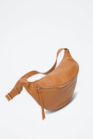 Bolsa de cintura em couro Rachel - Camel