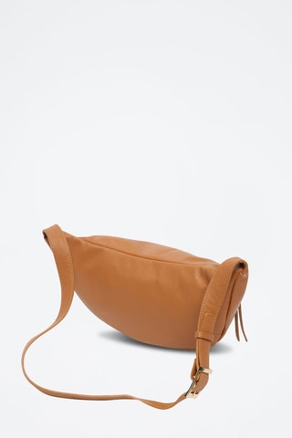 Bolsa de cintura em couro Rachel - Camel