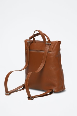 Mochila de couro Livia - Camel