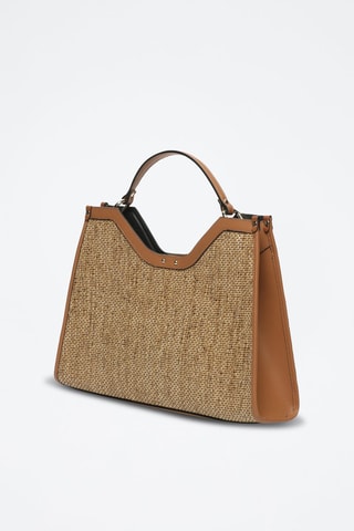 Mala de ombro Cassis - Camel
