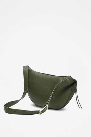 Bolsa de cintura em couro Rachel - Verde