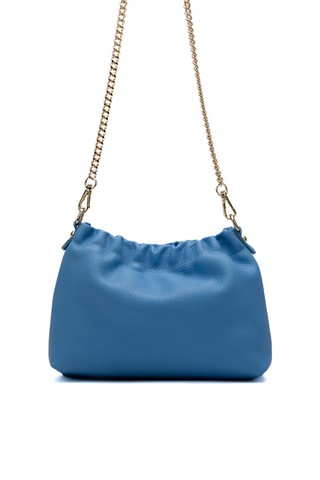 Mala a tiracolo em couro Cello - Azul